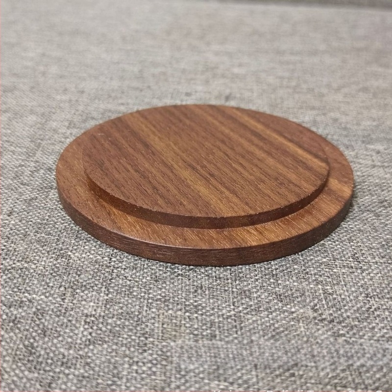 Capac universal pentru sticle din sticlă și cești, capac din lemn pentru ceașcă, accesoriu circular pentru apă, capac din bambus pentru ceai