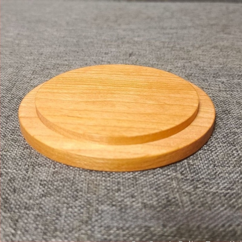 Capac universal pentru sticle din sticlă și cești, capac din lemn pentru ceașcă, accesoriu circular pentru apă, capac din bambus pentru ceai