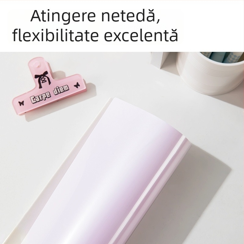 Deli set de 5 clipuri cu manetă rotativă pentru hârtie A4, manetă îngroșată – dosar de birou