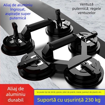 Cupe de vid pentru sticlă din aliaj de aluminiu, cu două sau trei gheare, pentru plăci și marmură