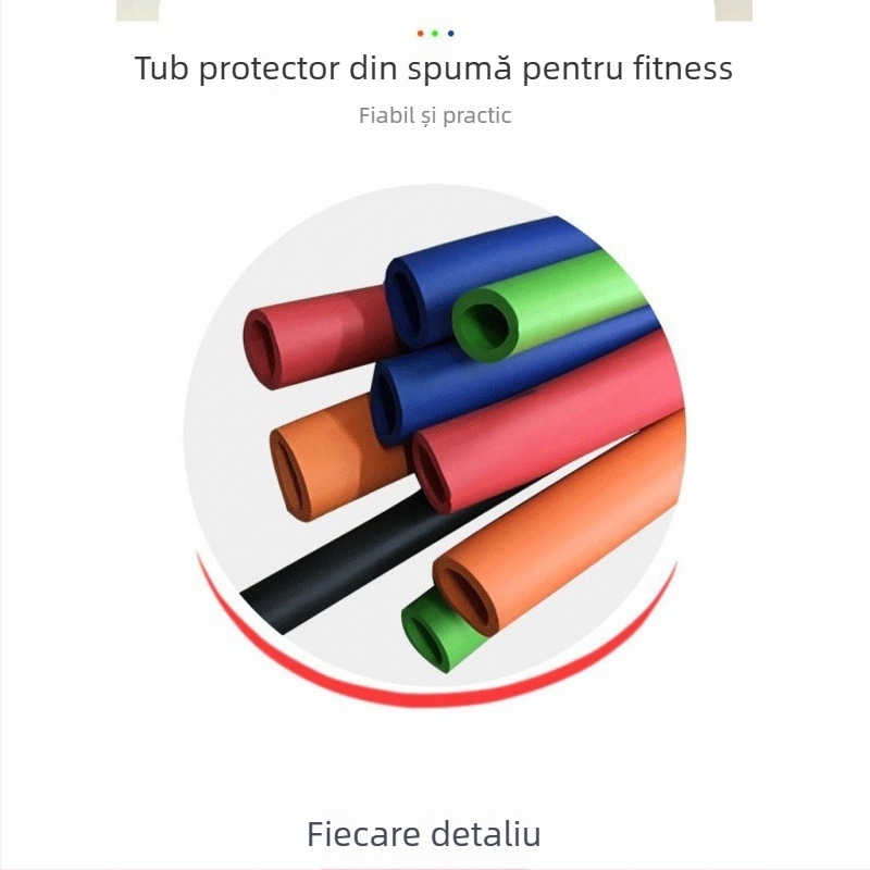 Husă pentru țevi izolante, cauciuc NBR și plastic, spumă densă, protecție anti-derapare pentru mâner