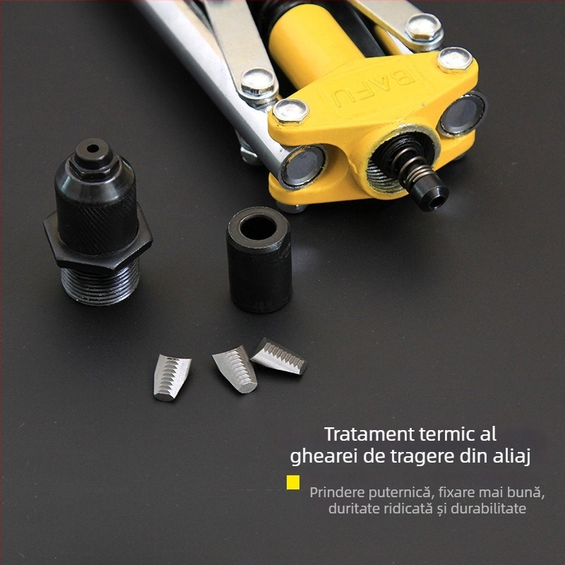 Pistol de nituri, manual, industrial, pentru uz casnic, mic pistol de nituit, instrument de tragere a niturilor, economisire a efortului