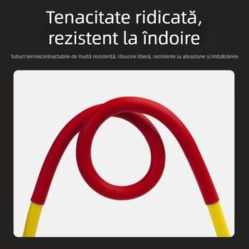 Tub termoretractabil – izolație impermeabilă pentru cabluri, cabluri de date și căști – colorat