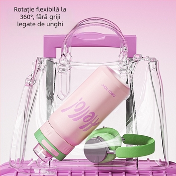 Knorr cană termică din oțel inoxidabil 316, capac pop-top, rezistentă la cădere, durabilă, menține băuturile reci, potrivită pentru activități în aer liber, birou și mașină
