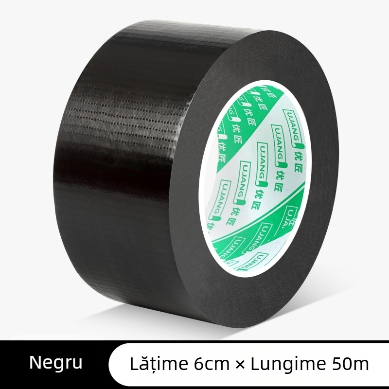 Bandă textilă cu aderență înaltă pentru protecția podelei și fixarea covoarelor, rolă mare de 50 m, lățimi 4,8 cm sau 6 cm, fără reziduuri, culori: verde, argintiu, roșu, negru.