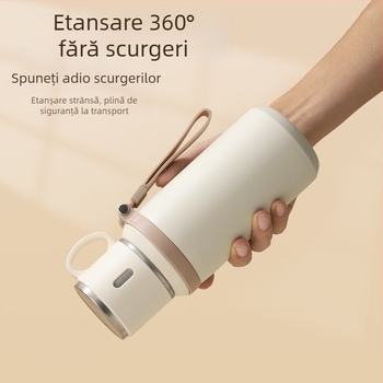 Cană termică din oțel inoxidabil 316 cu compartiment pentru ceai, termos portabil pentru exterior, cadou de birou
