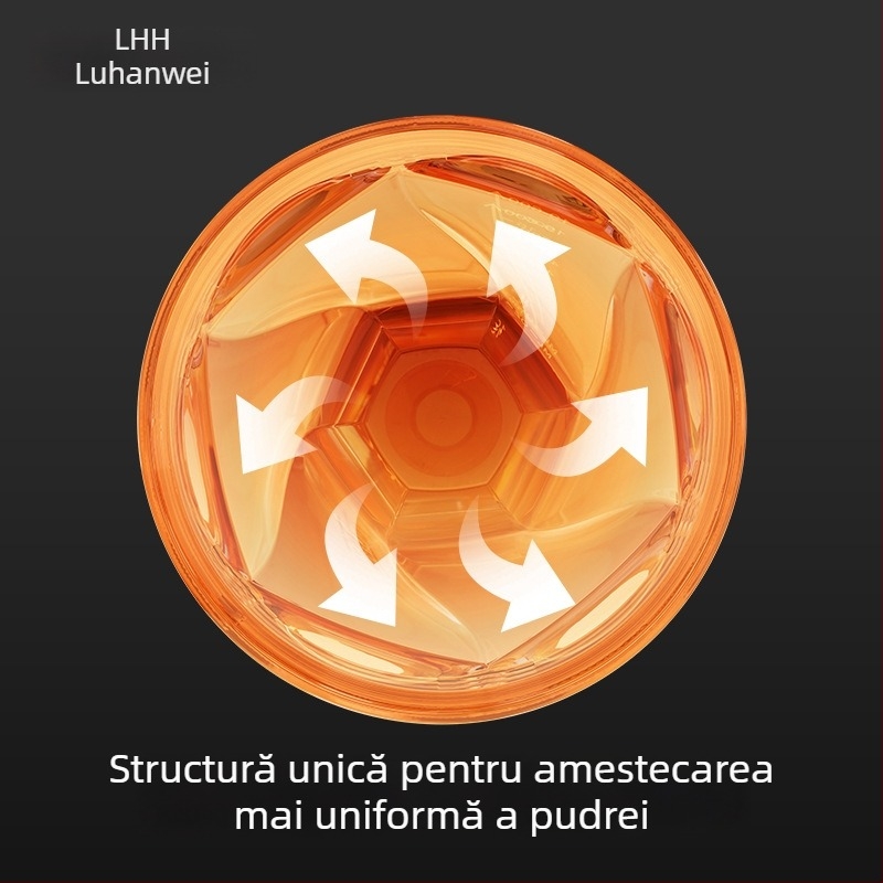 LHHW Cana shaker pentru proteine și cafea – shaker manual cu vortex gravitațional pentru fitness