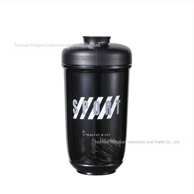 Shaker creativ nou pentru pudră de proteine și smoothie, pereți dubli, imprimare logo