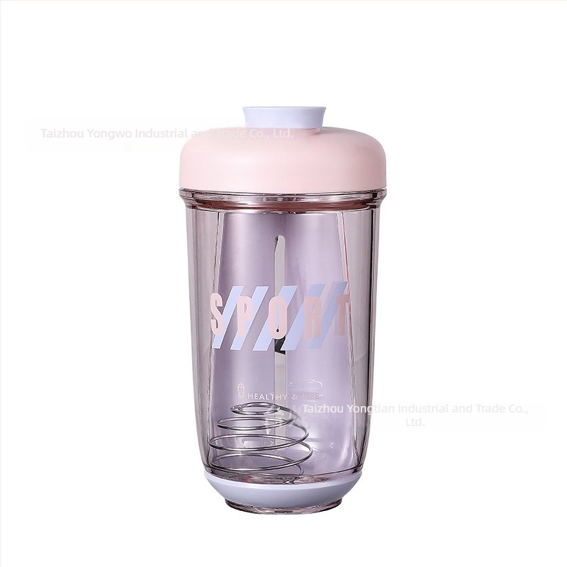 Shaker creativ nou pentru pudră de proteine și smoothie, pereți dubli, imprimare logo