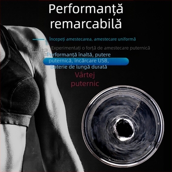 Pahar de apă cu amestecare automată, shaker electric pentru proteine în pudră, băutură pentru fitness