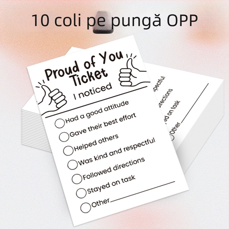 Card de recunoștință pentru angajați, în engleză, gol — inspirațional, simplu și modern pentru mesaje scrise de mână