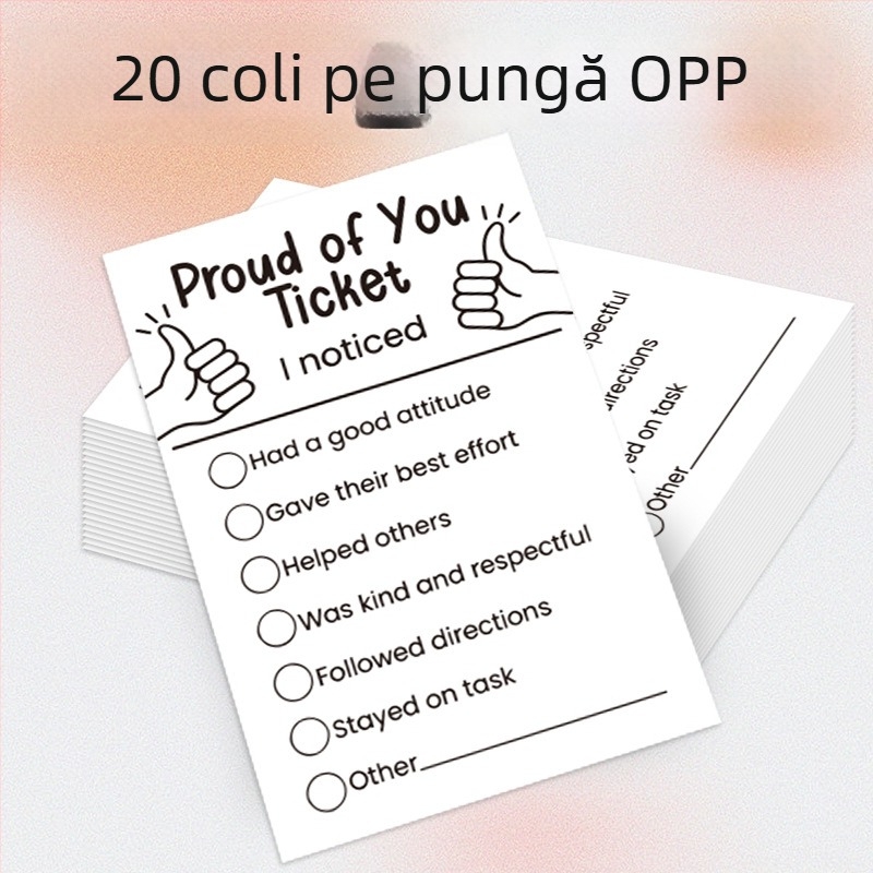 Card de recunoștință pentru angajați, în engleză, gol — inspirațional, simplu și modern pentru mesaje scrise de mână