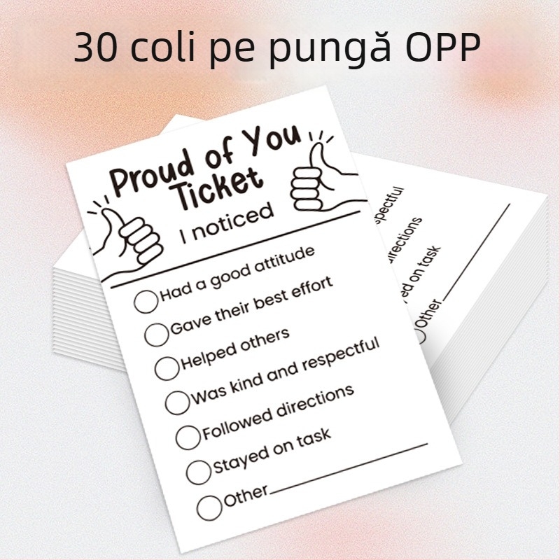 Card de recunoștință pentru angajați, în engleză, gol — inspirațional, simplu și modern pentru mesaje scrise de mână