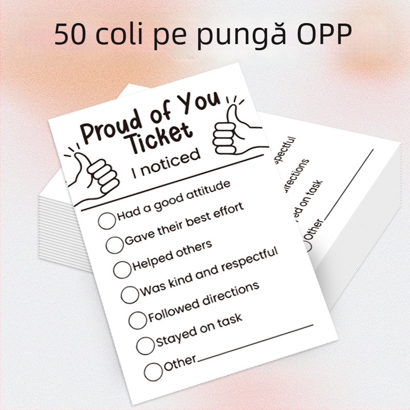 Card de recunoștință pentru angajați, în engleză, gol — inspirațional, simplu și modern pentru mesaje scrise de mână