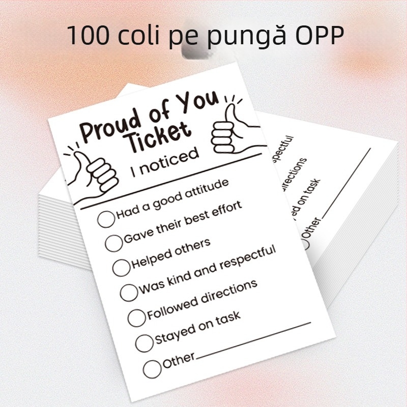 Card de recunoștință pentru angajați, în engleză, gol — inspirațional, simplu și modern pentru mesaje scrise de mână