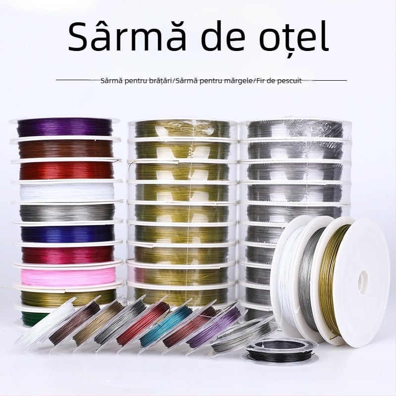 Buclă din sârmă de cupru pentru bijuterii DIY, componentă circulară mare pentru accesorii de păr