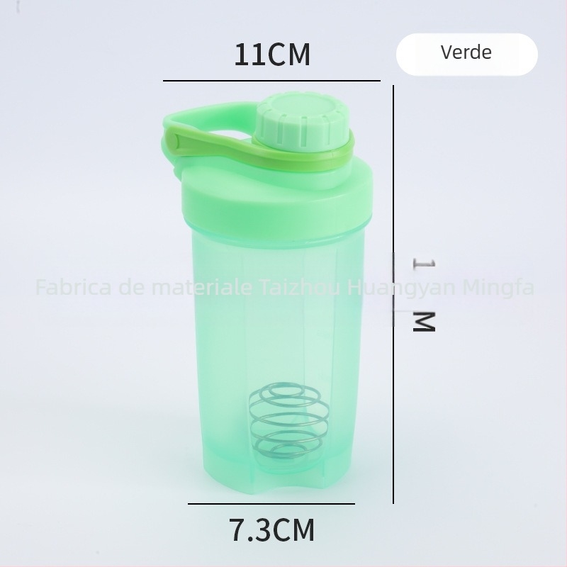 Shaker sport 500 ml pentru fitness, cu imprimare de siglă