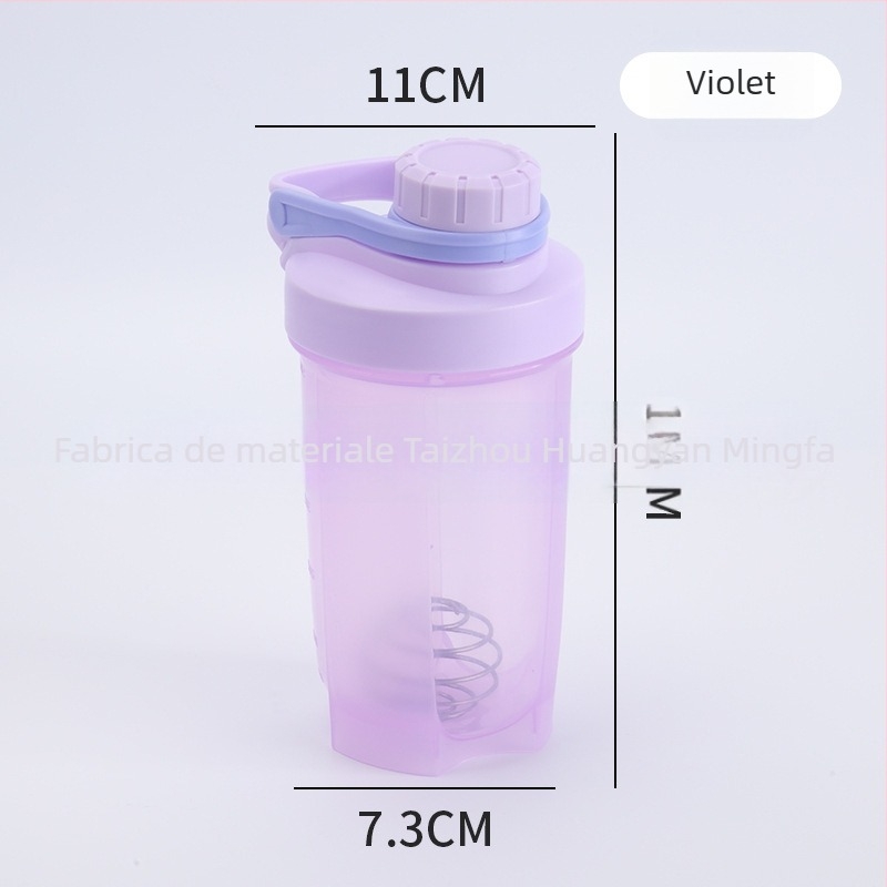 Shaker sport 500 ml pentru fitness, cu imprimare de siglă
