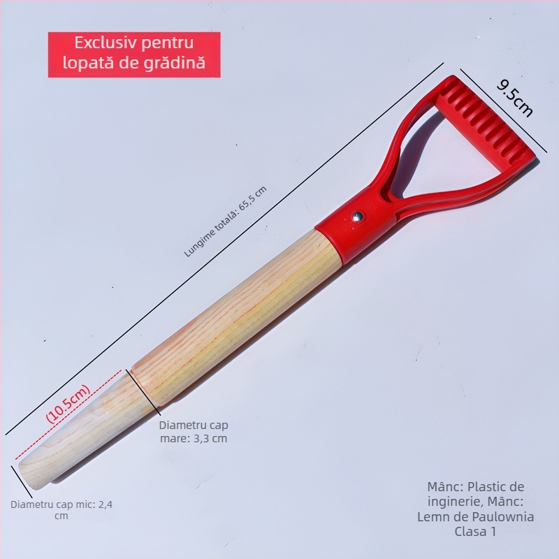 Mâneri din lemn pentru lopeți și lopățile de săpat, potriviți pentru lopățile de tip inginer