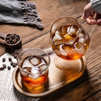 Recipient de cafea și ceai pentru turnare manuală, cu motiv de pasăre, 400 ml, sticlă borosilicată rezistentă la căldură, cană de măsurare, compatibil cu foc deschis