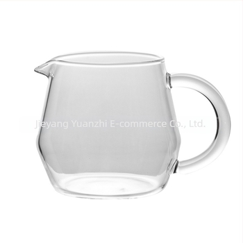 Recipient de cafea și ceai pentru turnare manuală, cu motiv de pasăre, 400 ml, sticlă borosilicată rezistentă la căldură, cană de măsurare, compatibil cu foc deschis