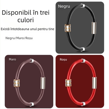 Brățară electrostatică magnetică din silicon, pentru corp, unisex, model 2023
