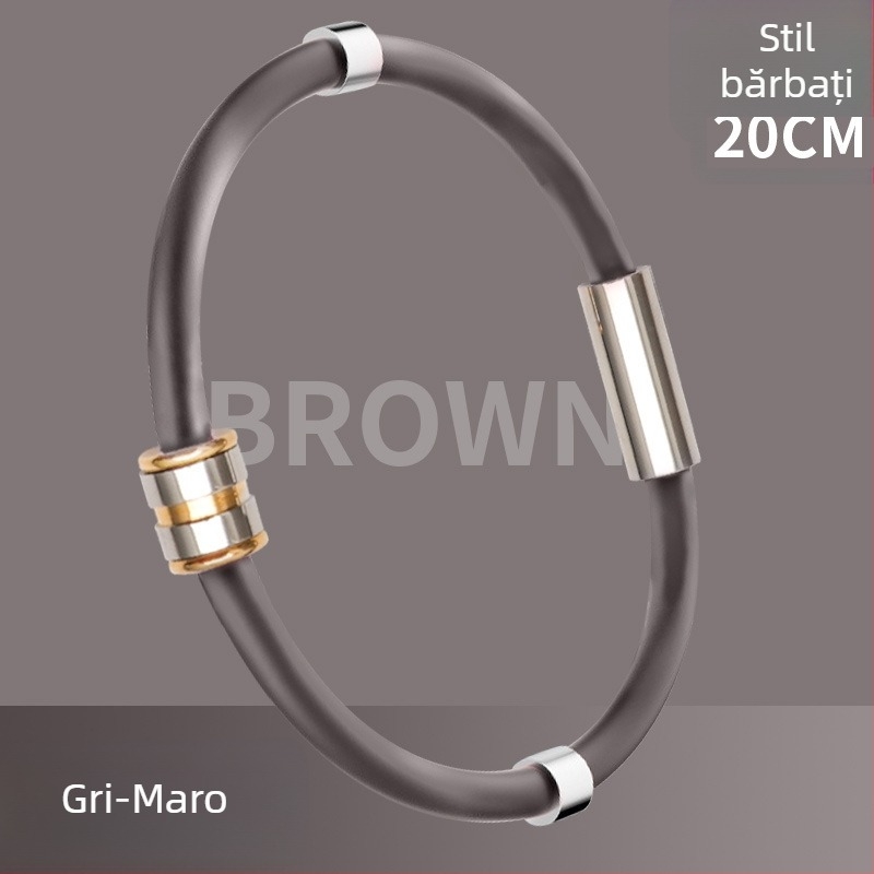 Brățară electrostatică magnetică din silicon, pentru corp, unisex, model 2023
