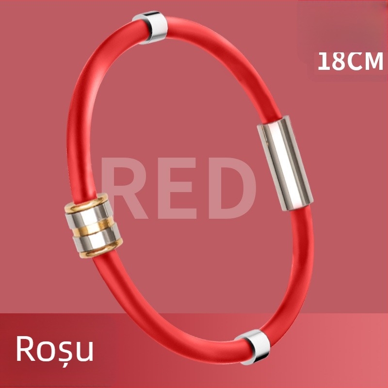 Brățară electrostatică magnetică din silicon, pentru corp, unisex, model 2023