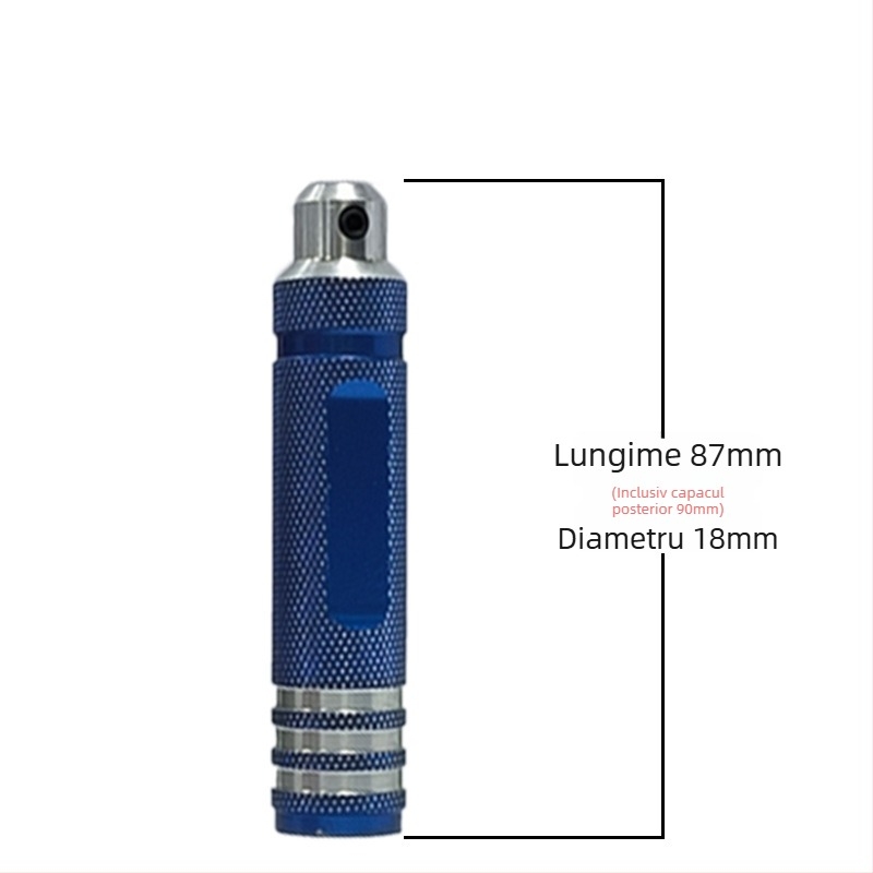 Mâner de șurubelniță din aliaj de aluminiu, multicolor, pentru șuruburi hex (Allen) și demontaj, pentru modele RC de aeronave, mâner unic
