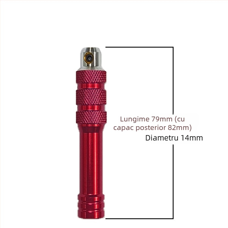 Mâner de șurubelniță din aliaj de aluminiu, multicolor, pentru șuruburi hex (Allen) și demontaj, pentru modele RC de aeronave, mâner unic