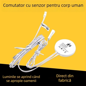 Senzor LED cu diafragmă — senzor infraroșu pentru corpul uman, iluminat inteligent pentru casă, 5-24V, întârziere 30 s