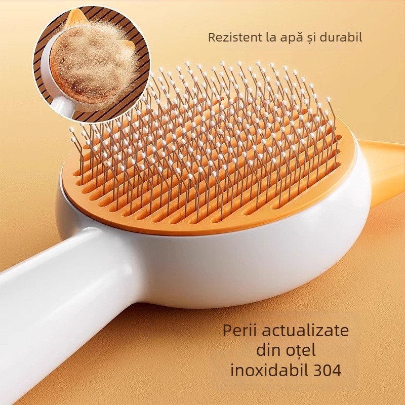 Pieptene cu ace pentru pisici și câini – curățare blană, instrument de îngrijire anti-cădere a părului