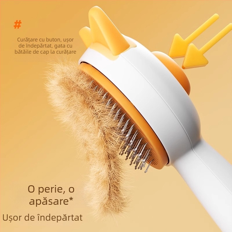 Pieptene cu ace pentru pisici și câini – curățare blană, instrument de îngrijire anti-cădere a părului