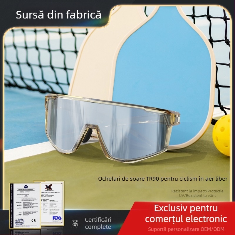 Ochelari de ciclism TR90 cu ramă completă pentru drumeții în aer liber și alpinism, protecție UV, ochelari de soare sport