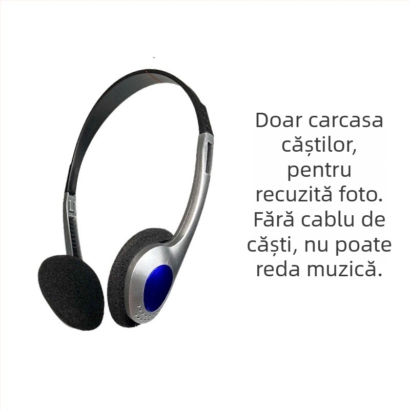 Căști cu fir montate pe cap, obiect foto în stil japonez, universal pentru telefoane mobile și calculatoare