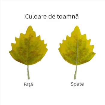 Frunză artificială Populus euphratica pentru decor interior – un singur frunză