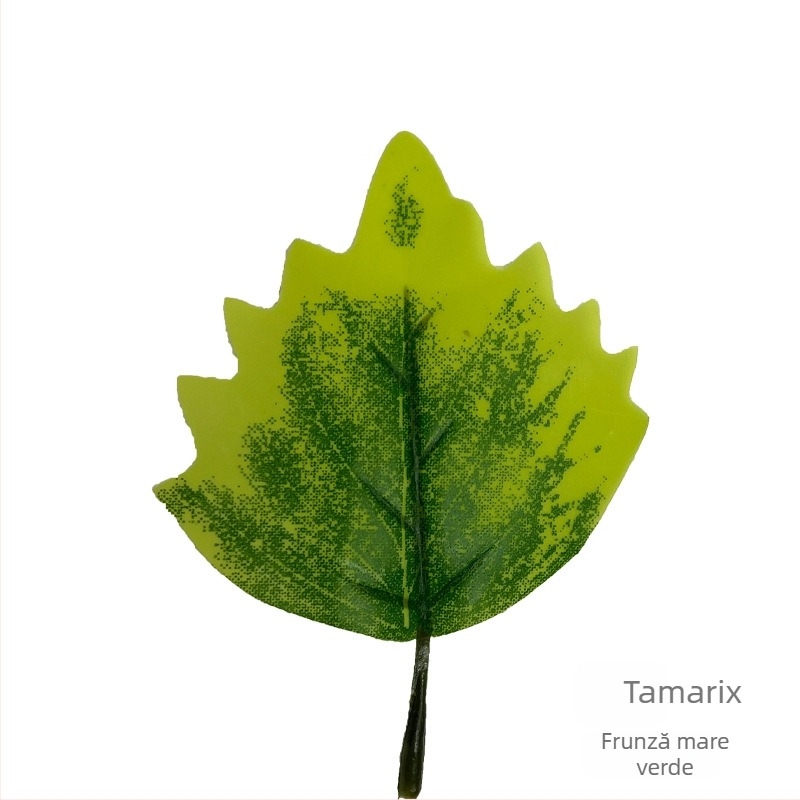Frunză artificială Populus euphratica pentru decor interior – un singur frunză