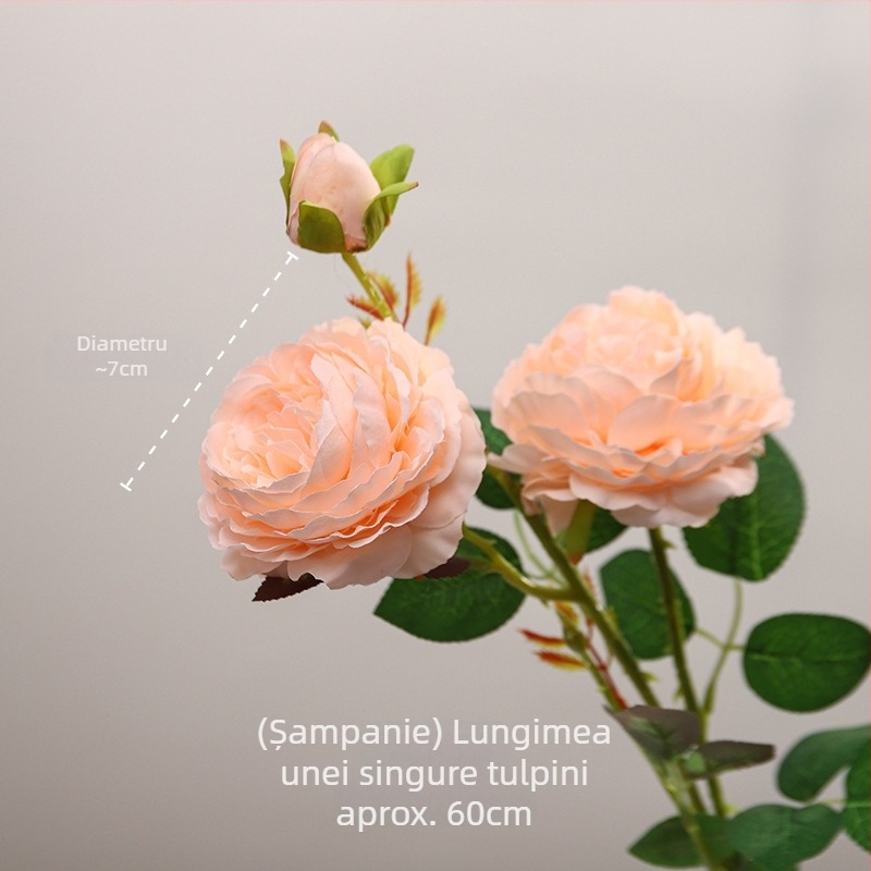 Bujor Tianxiang din mătase — floare artificială pentru nunți, hoteluri și decor interior