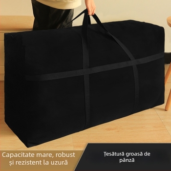 Geantă de mutat din pânză cu mâner – protecție împotriva prafului, capacitate mare pentru pături și haine