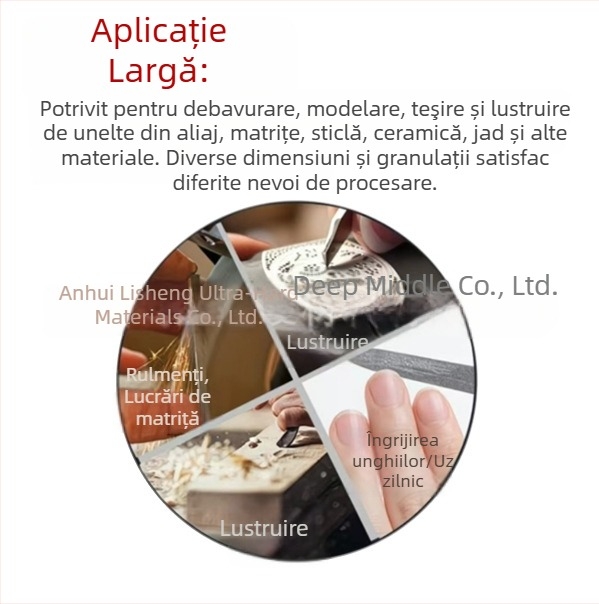 Set de fișiere diamantate plate și înclinate CF-400 pentru finisarea matrițelor