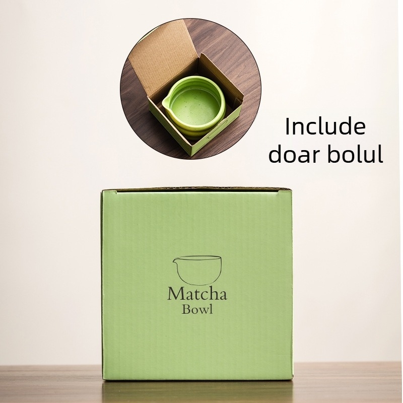 Castron de matcha din porțelan cu gură, accesorii pentru setul de ceai, suport pentru tel de ceai, ceremonie japoneză a ceaiului, artă a ceaiului inspirată din dinastia Song