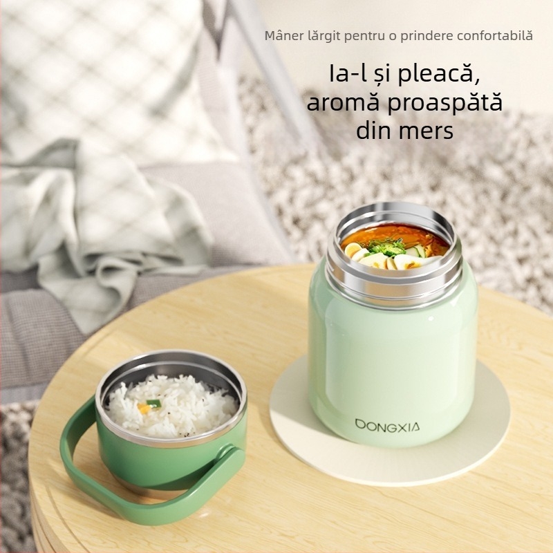 316 oțel inoxidabil - recipient izolat pentru supă și prânz, capacitate mare, portabil