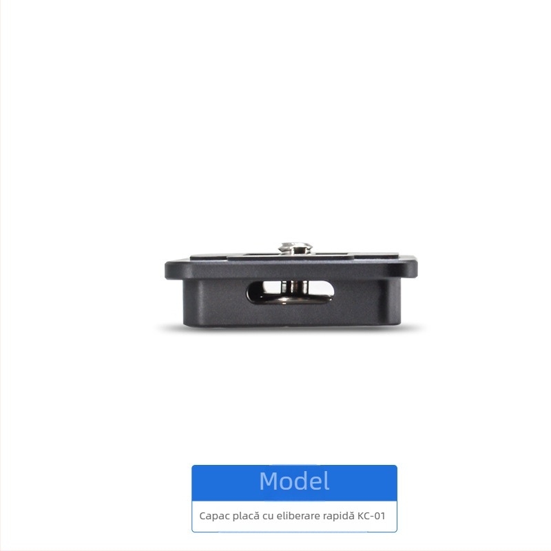 Stabilizator DSLR cu clemă de eliberare rapidă, placă de bază și cap pan/tilt, 38 mm, accesorii pentru trepied