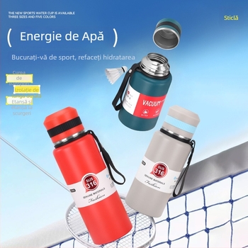 Mashi Sling Pot din oțel inoxidabil 316, termos cu snur, portabil pentru mașină și activități în aer liber
