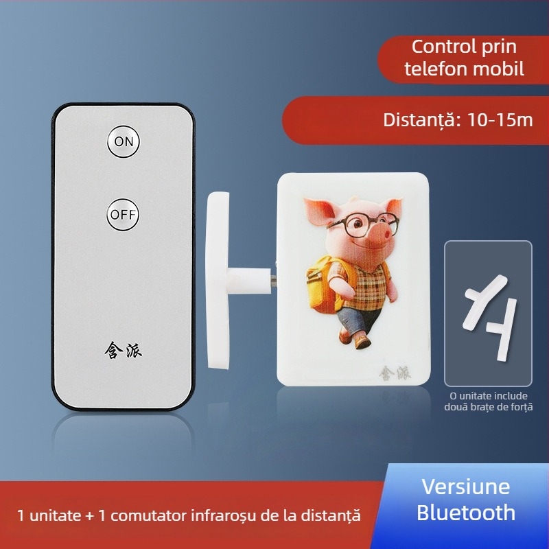 Comutator Bluetooth cu control prin aplicație mobilă pentru lumină — controler inteligent pentru spații interioare