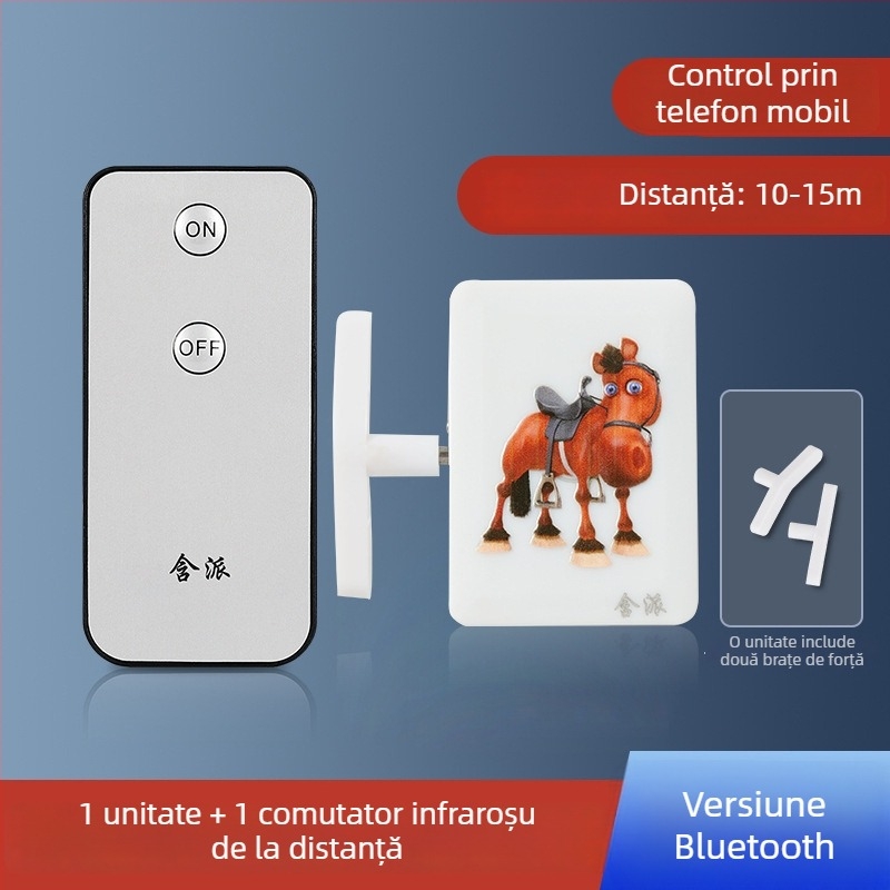 Comutator Bluetooth cu control prin aplicație mobilă pentru lumină — controler inteligent pentru spații interioare