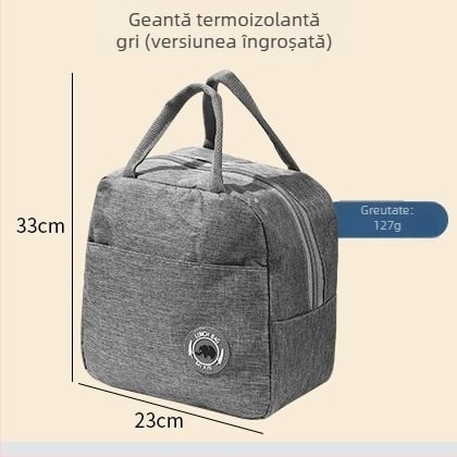 Cutie pentru prânz din oțel inox, izotermă, compatibilă cu microundele, cu furculiță și lingură, de calitate alimentară