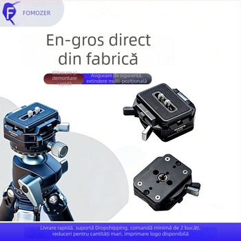 Placă Arca pentru eliberare rapidă cu mai multe găuri, pentru DSLR și camere mirrorless – accesoriu universal de extindere pentru capul trepiedului