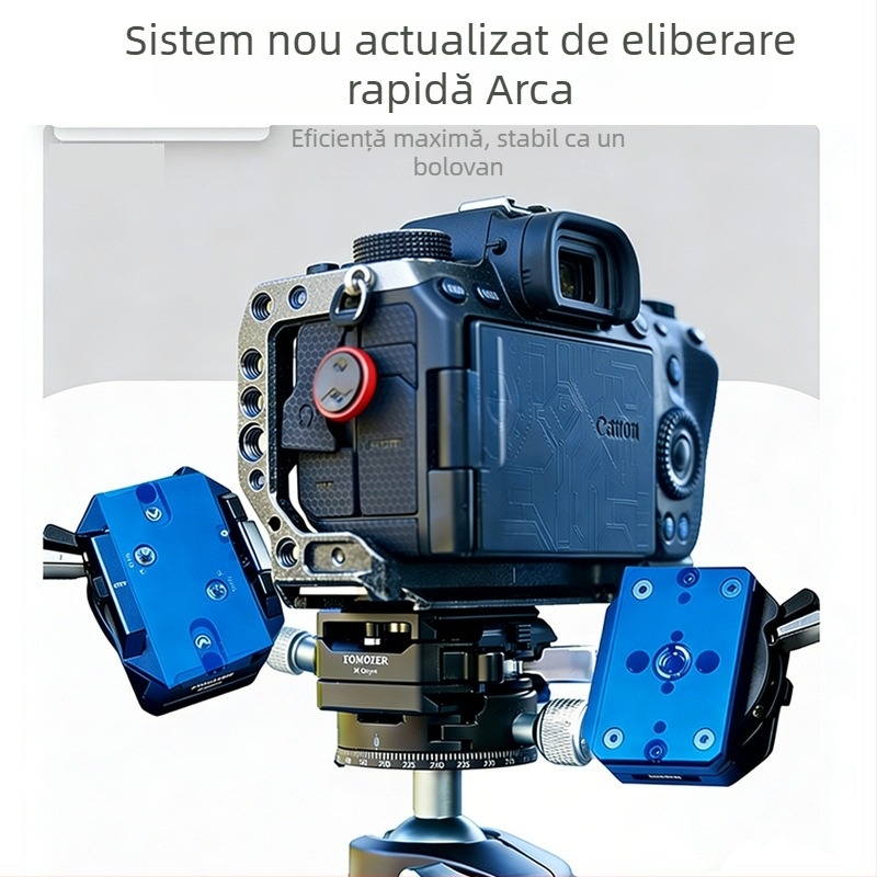 Placă Arca pentru eliberare rapidă cu mai multe găuri, pentru DSLR și camere mirrorless – accesoriu universal de extindere pentru capul trepiedului
