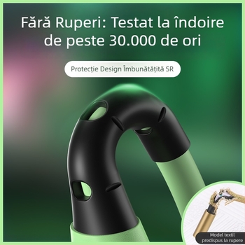 Cablu de încărcare din silicon lichid cu conectori Lightning, USB-C și Micro USB pentru încărcare rapidă